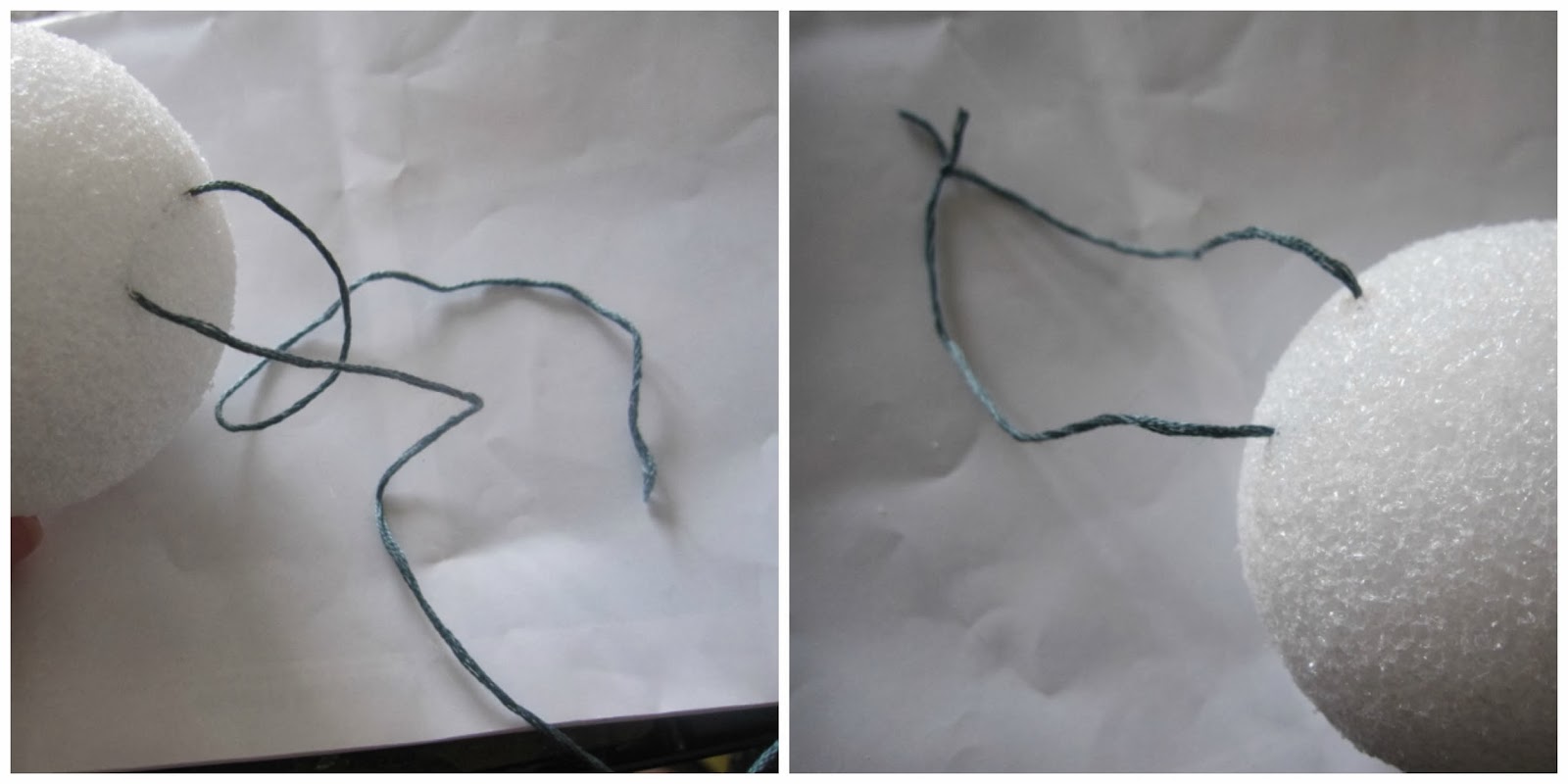 Дерево из шара пенопласта своими руками