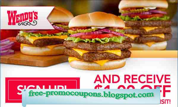 Wendy's hamburger coupons