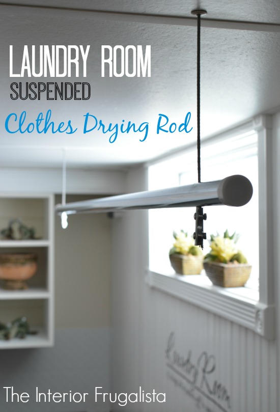 Suspended Clothes Drying Rod
