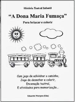 Capa do livrinho A Dona Maria Fumaça"