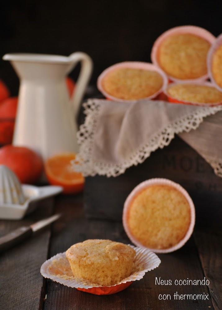 Magdalenas de mandarina