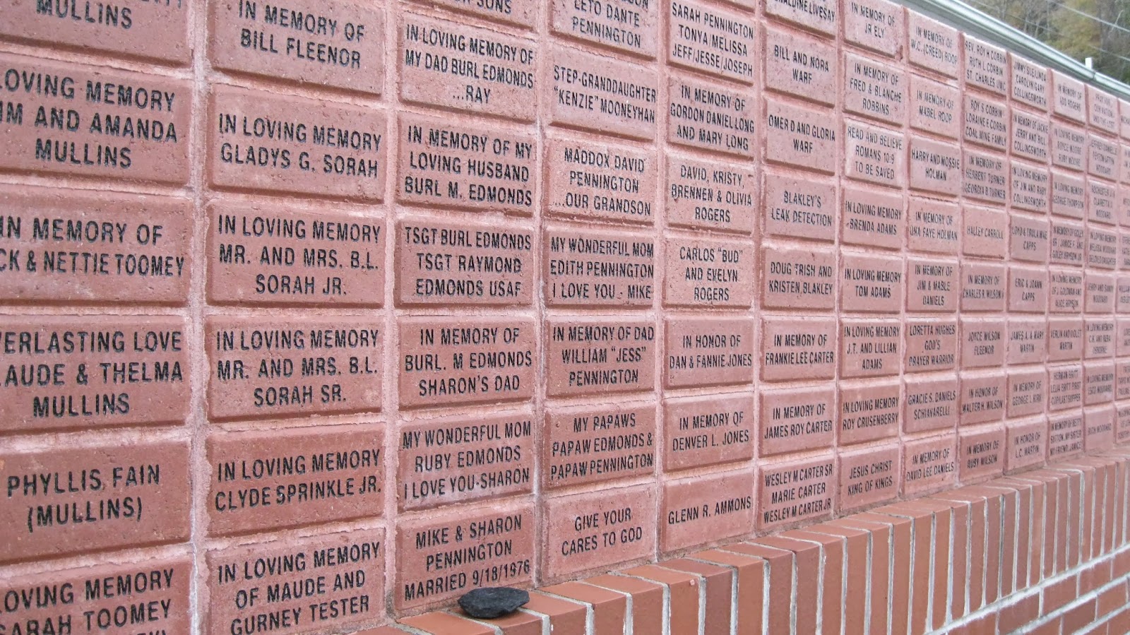 Lee County Virginia: Stop # 28: St. Charles Coal Miners Memorial Wall ...