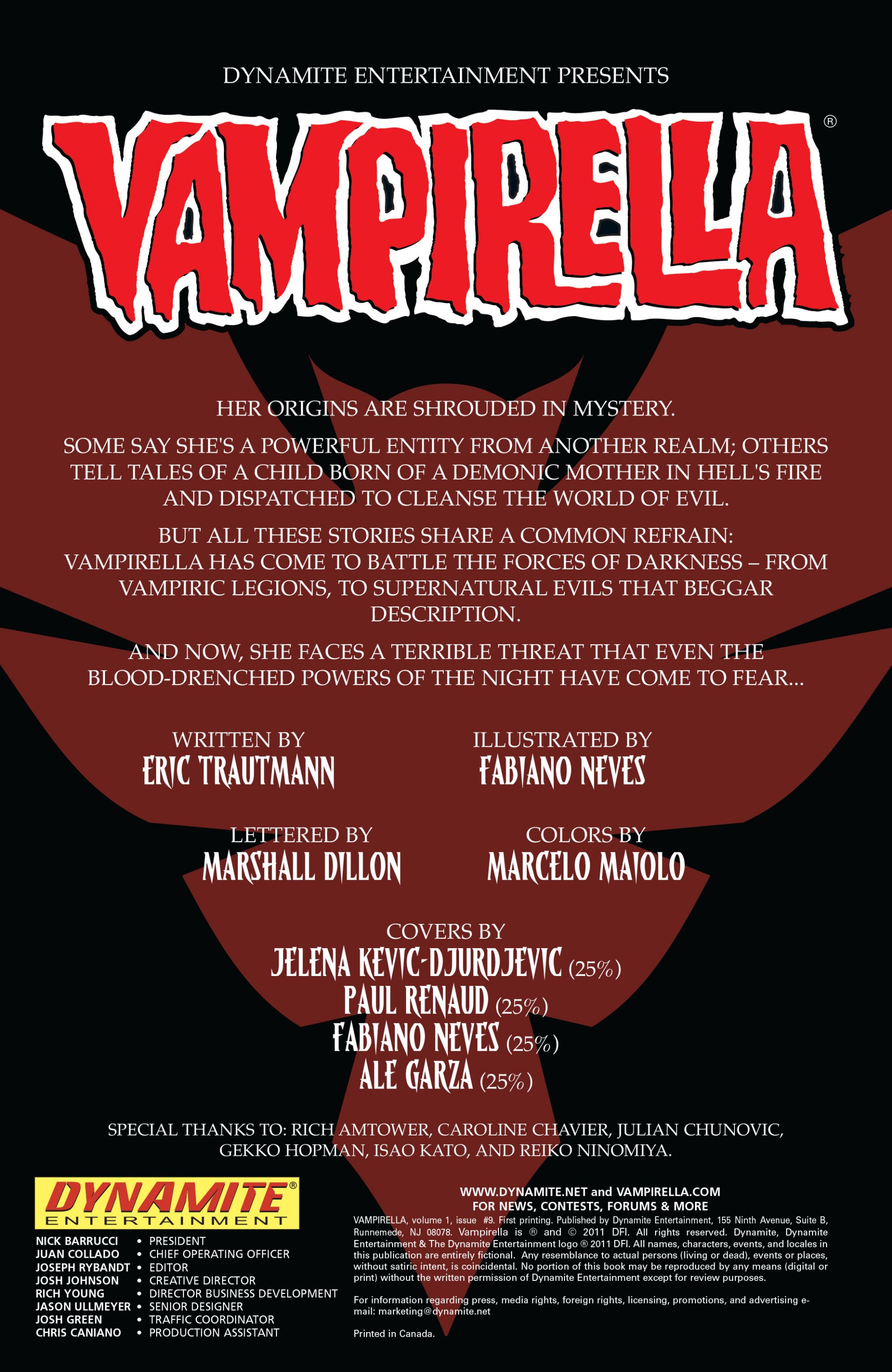 Read online Vampirella (2010) comic -  Issue #9 - 5