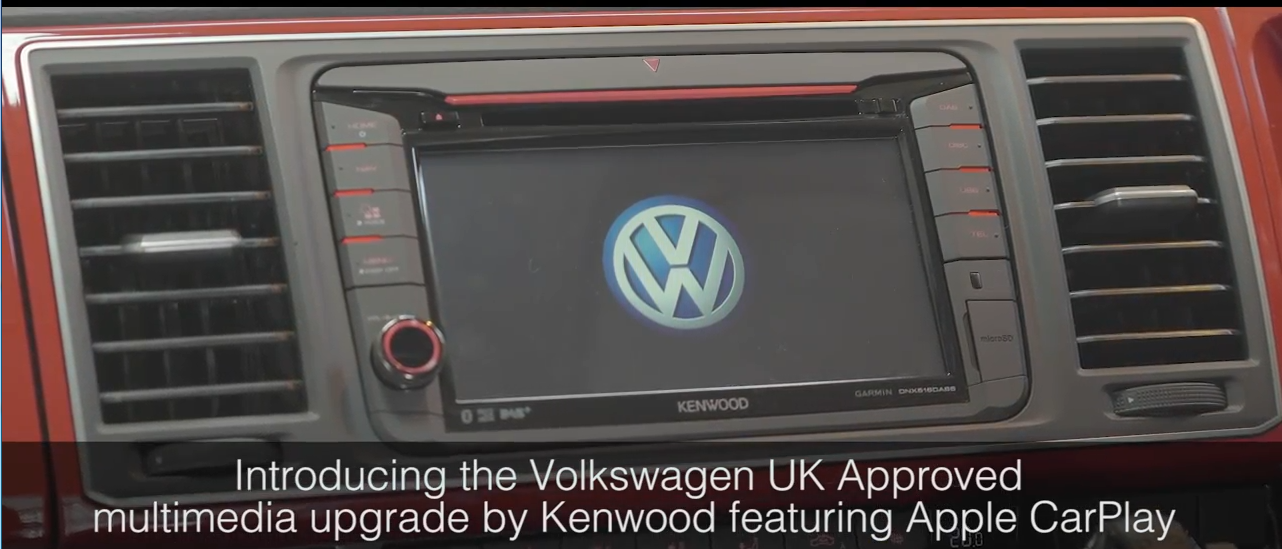 Volkswagen Transporter Apple CarPlay/Android Auto System Kenwood