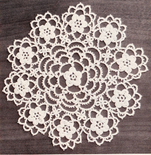 Yarnplayer's Tatting Blog: &quot;Arches&quot; doily