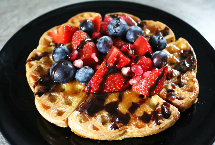 Foodie Friday Easy Breakfast Waffles recipe (Dairyfree & Vegan) We