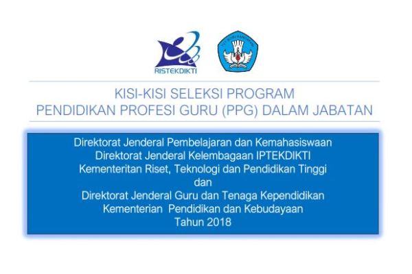 Kisi Kisi Soal Pretest Ppg Dalam Jabatan Tahun 2018 Sekolahdasar Net