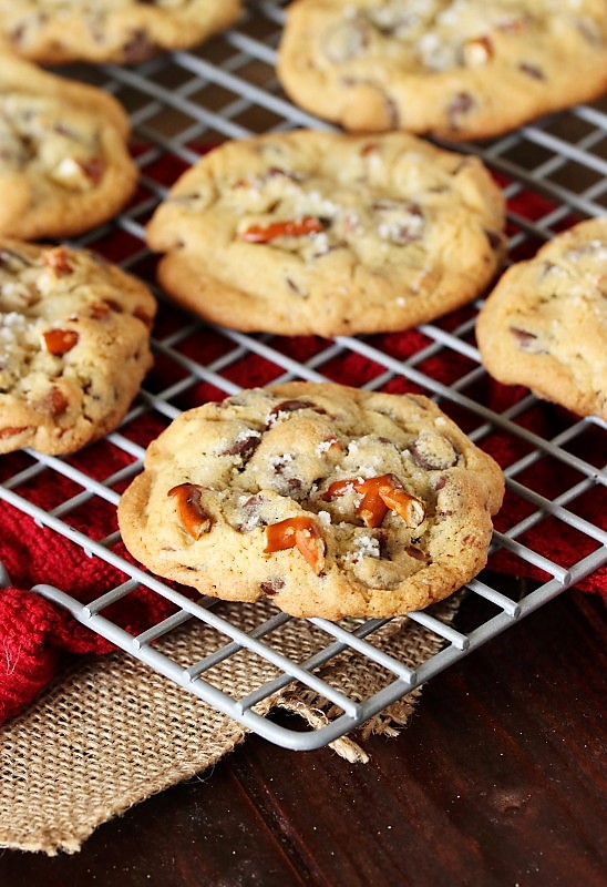 Pretzel Chocolate Chip Cookies The Kitchen is My Playground