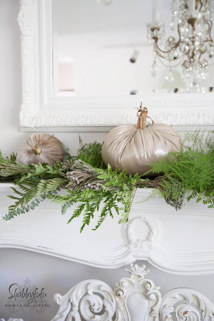 Styling A Mantel With Fresh Greenery Shabbyfufu