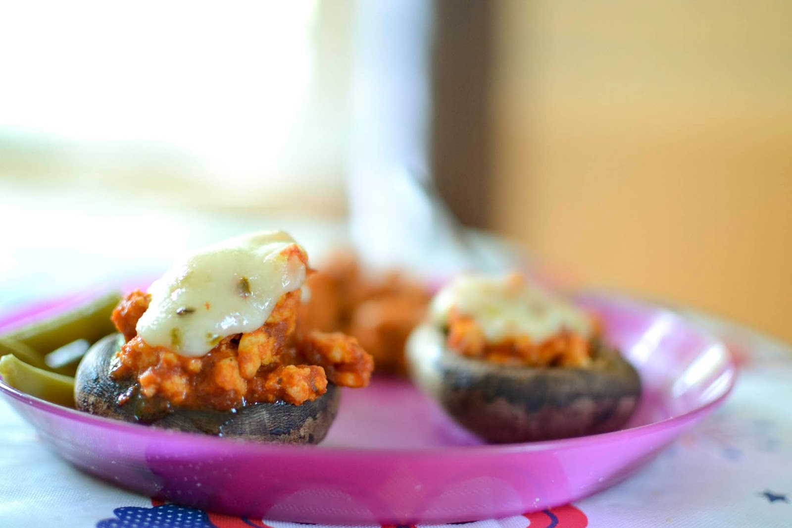 Turkey Stuffed Mushrooms