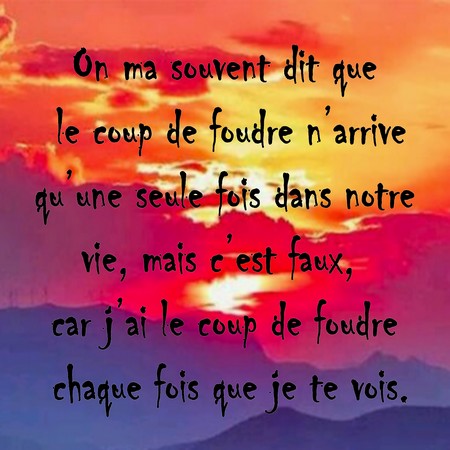 Texte pour déclaration d'amour
