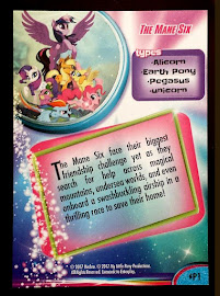 My Little Pony The Mane Six MLP the Movie Trading Card