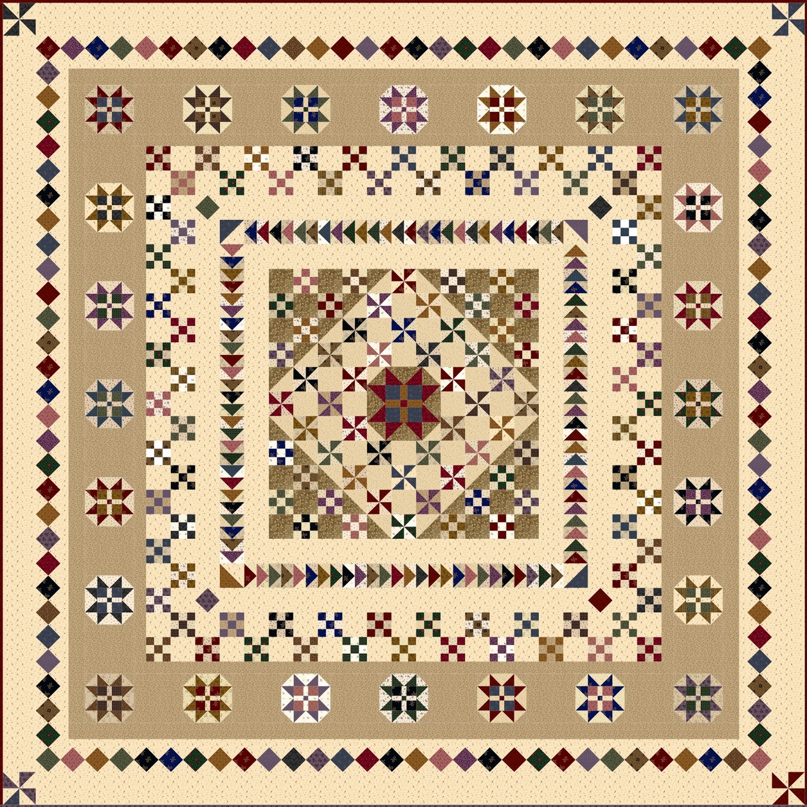 Heartspun Quilts Pam Buda Pam's Prairie Basics & Shirtings Debut!