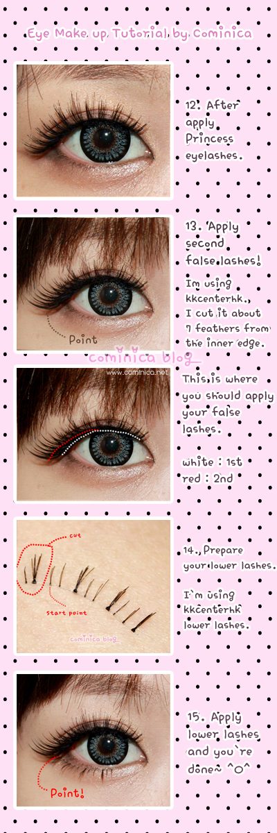 Cominica Blog ♔: Eye Make Up Tutorial :: Brown Big and Round Eyes ♥