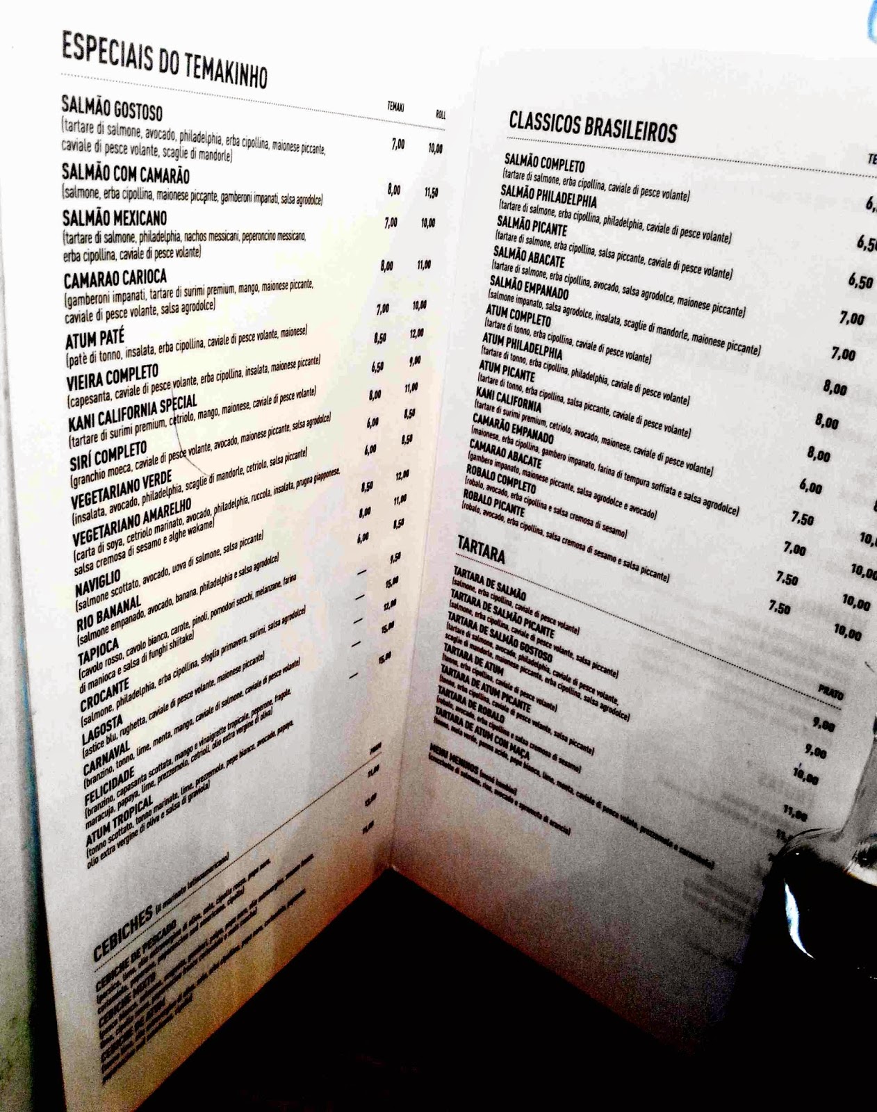 Soho Kitchen Menu Soho Kitchen Menu