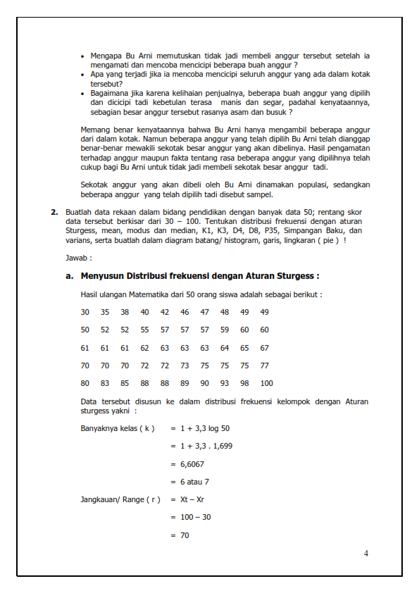 Eny Ss Xtm Rembang Blog Penyelesaian Tugas Uts Statistika