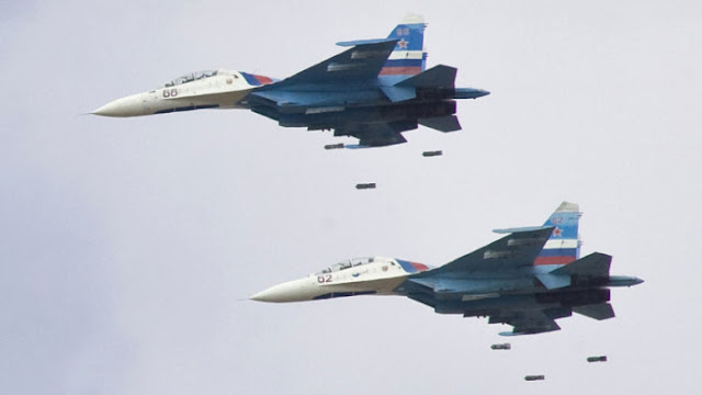 ALEPPO OFFENSIVE: Massive Russian air strikes take out 400+ terrorists Russian-jets-690x388