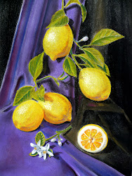 lemons sorrento painting lemon sztukowski irina paintings watercolor tableaux beaux playground drawing pussycatdreams centerblog pastel fineartamerica still canvas artists prints