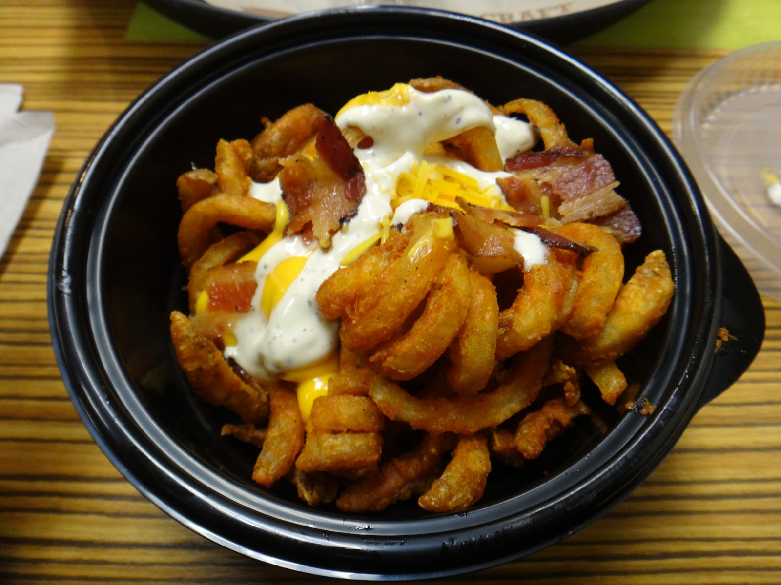 Loaded Curly Fries at Arby's