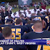 Prayer over loudspeakers banned at HS football games. Watch how players from both teams react.