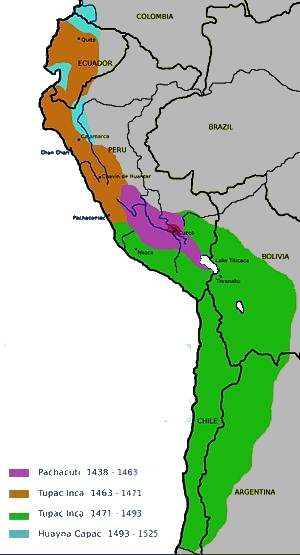 Expansión Del Imperio Incaico Expansion De Los Incas