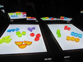 light table play reggio childhood epic reusable cube shapes frozen ice plastic