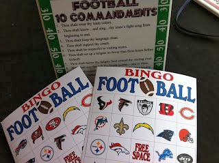 NFL Football Bingo Printable