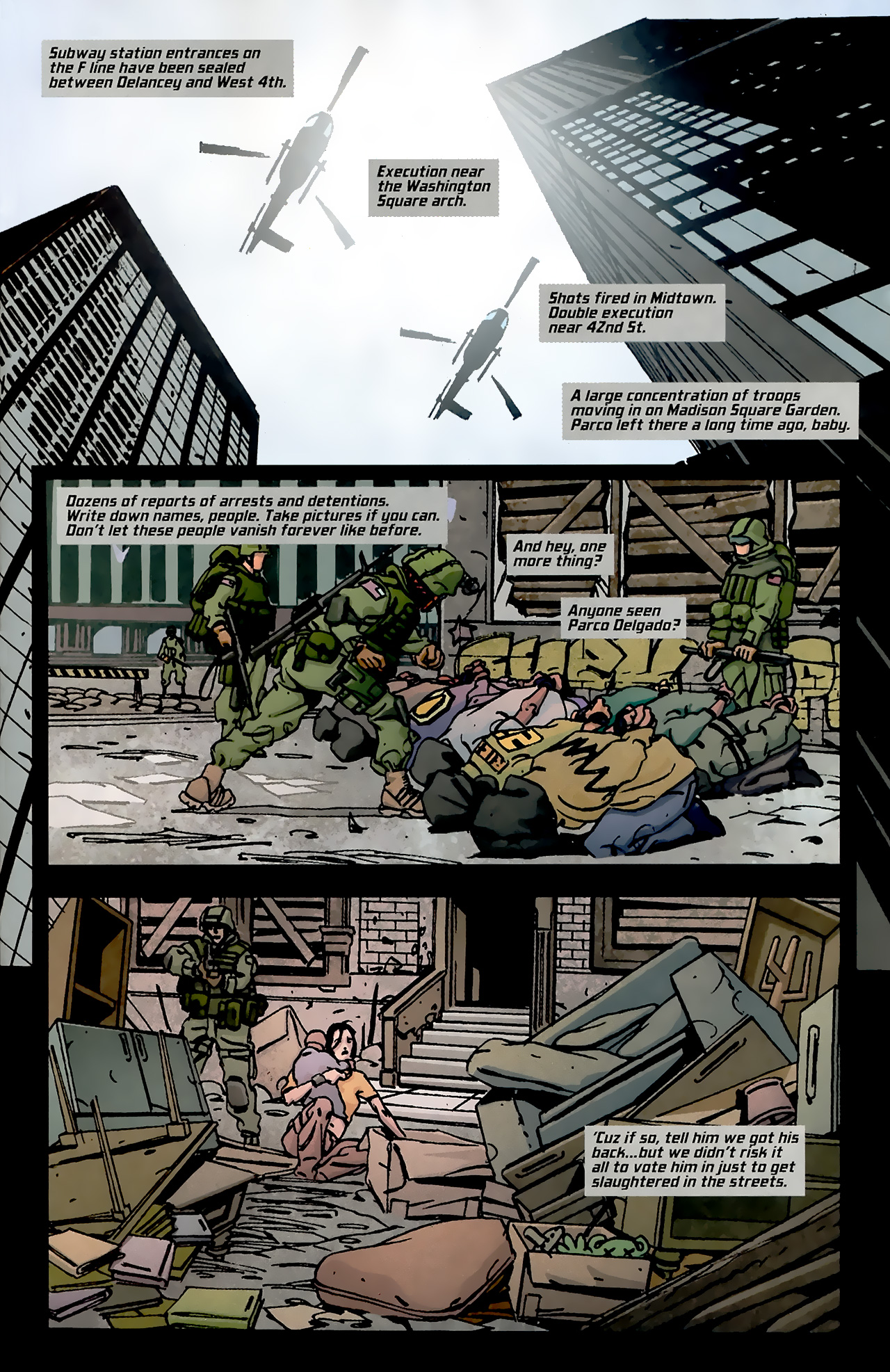 Read online DMZ (2006) comic -  Issue #48 - 9