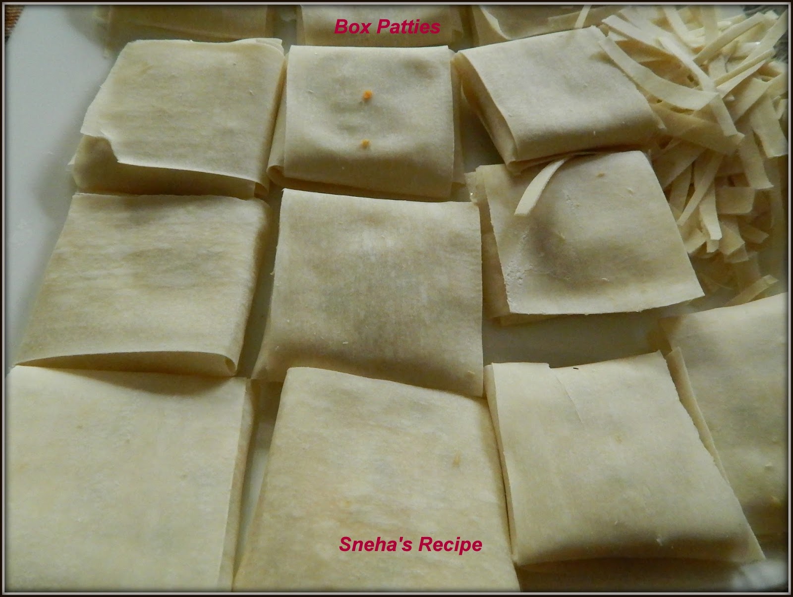 Chicken And Cheese Box Patties Sneha S Recipe