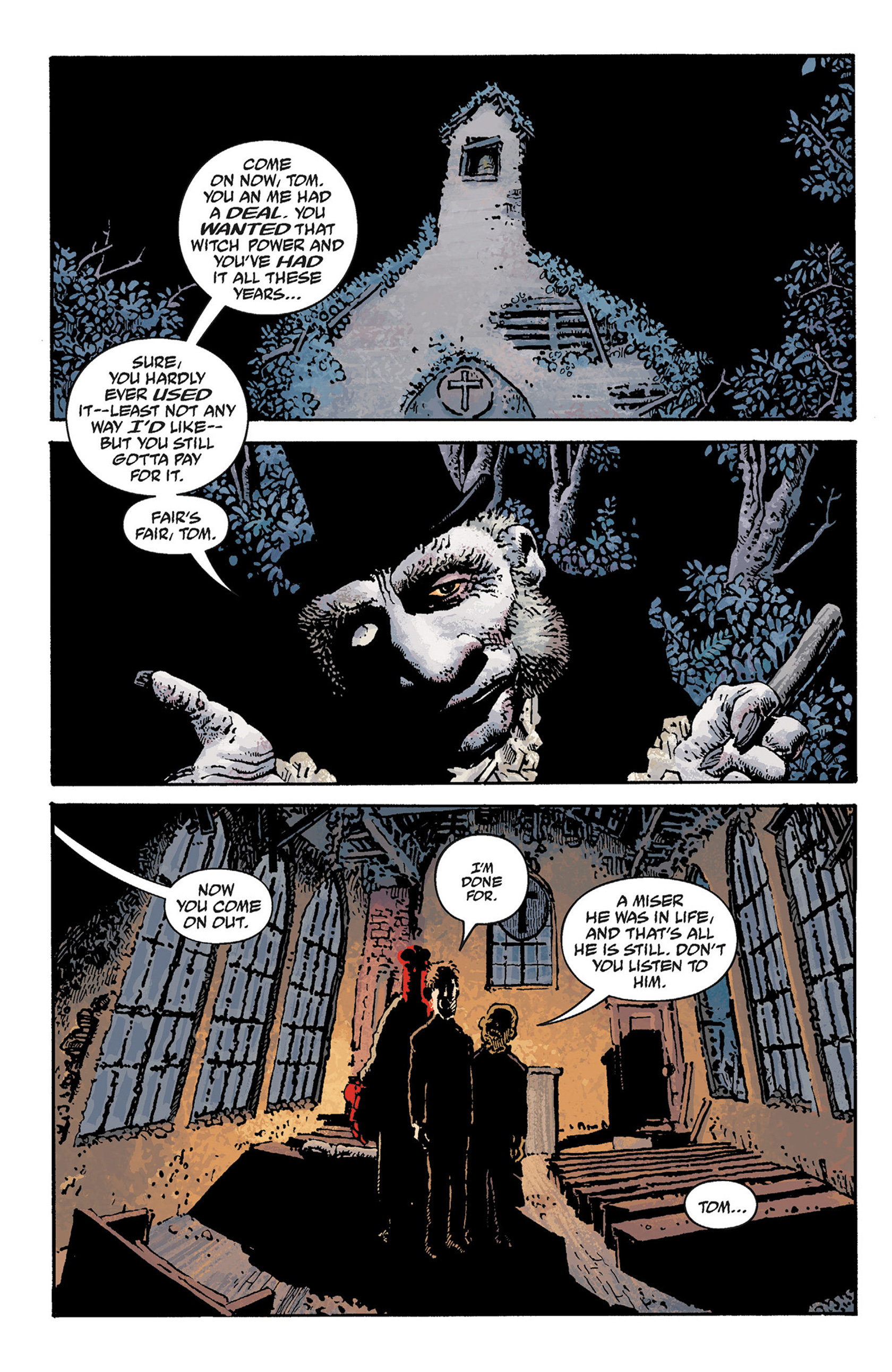 Read online Hellboy: The Crooked Man and Others comic -  Issue # TPB - 58