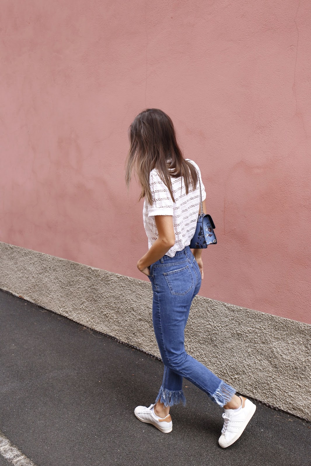 Maeva dck, blogueuse mode, jean mom