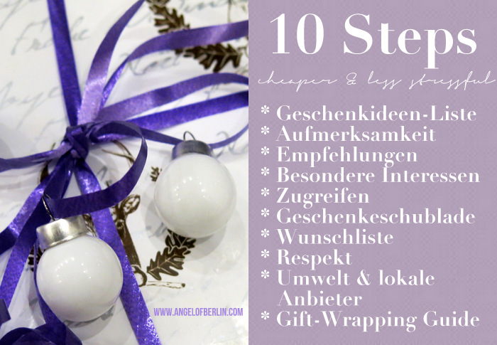 Organisation - 10 günstige und stressfreie Weihnachtsgeschenk-Tipps, The  Nina Edition