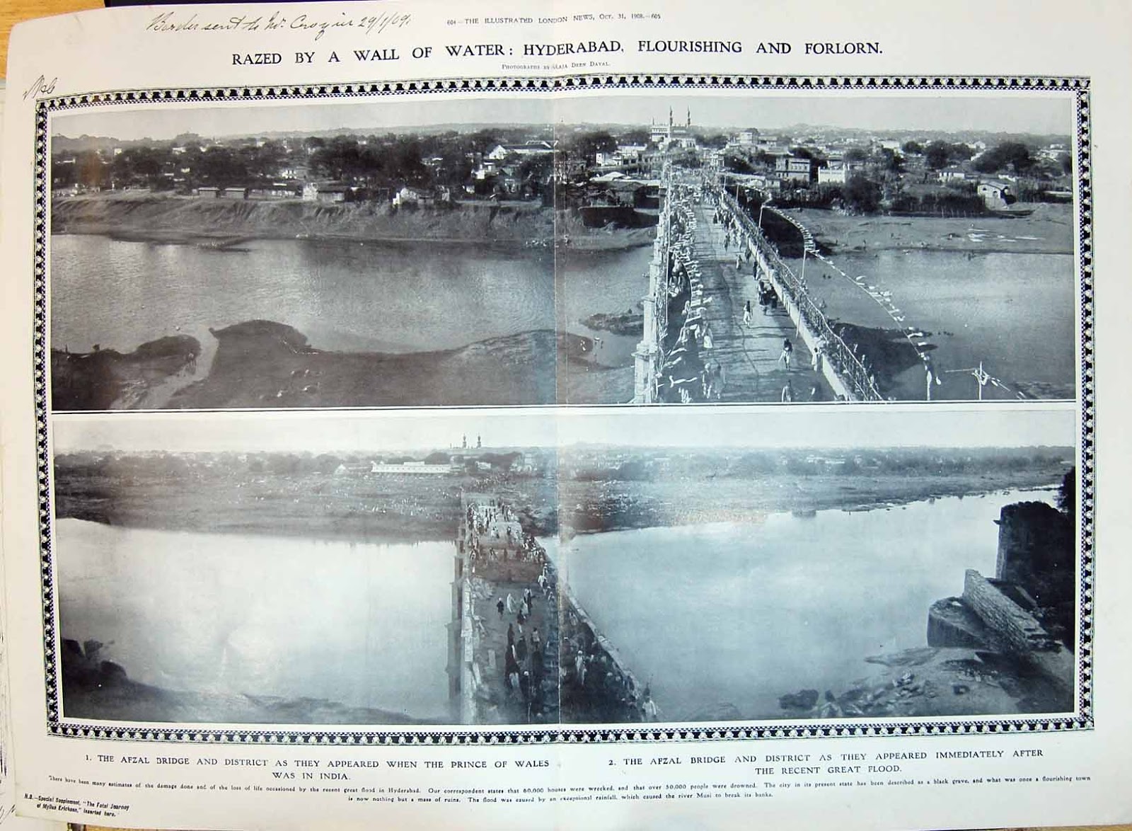 HYDERABAD Once upon a time !: 1908 Musi river Floods