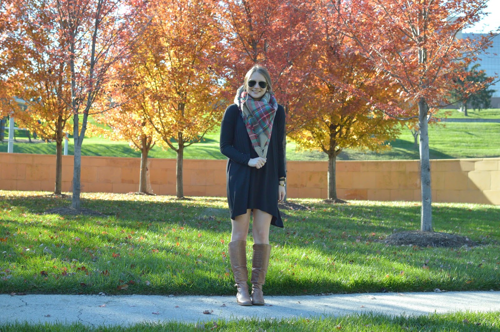 A Memory Of Us blanket scarf + dress A Kansas City Fashion Blog
