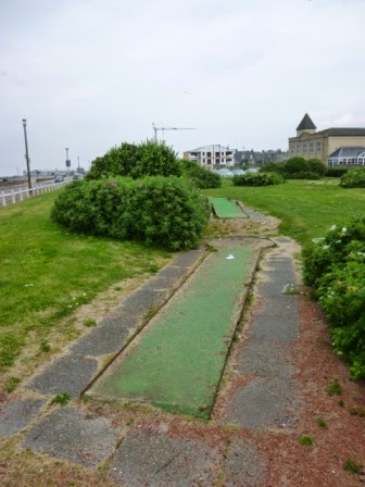Mini Golf course on Ayr seafront