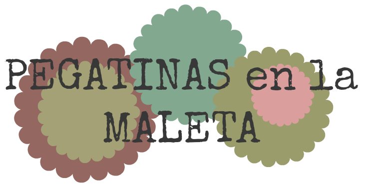 PEGATINAS EN LA MALETA