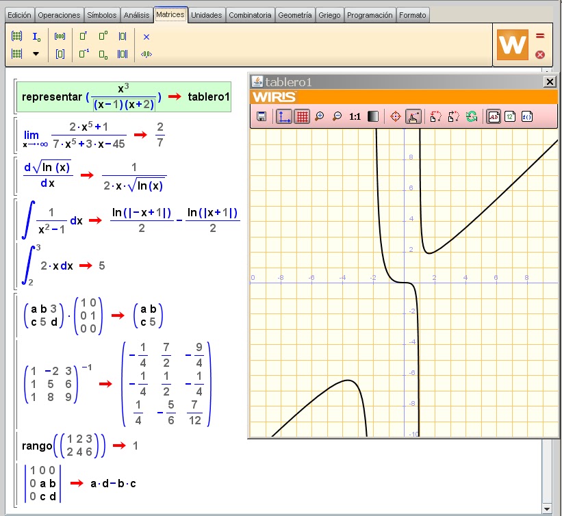 Sunya: WIRIS - La supercalculadora