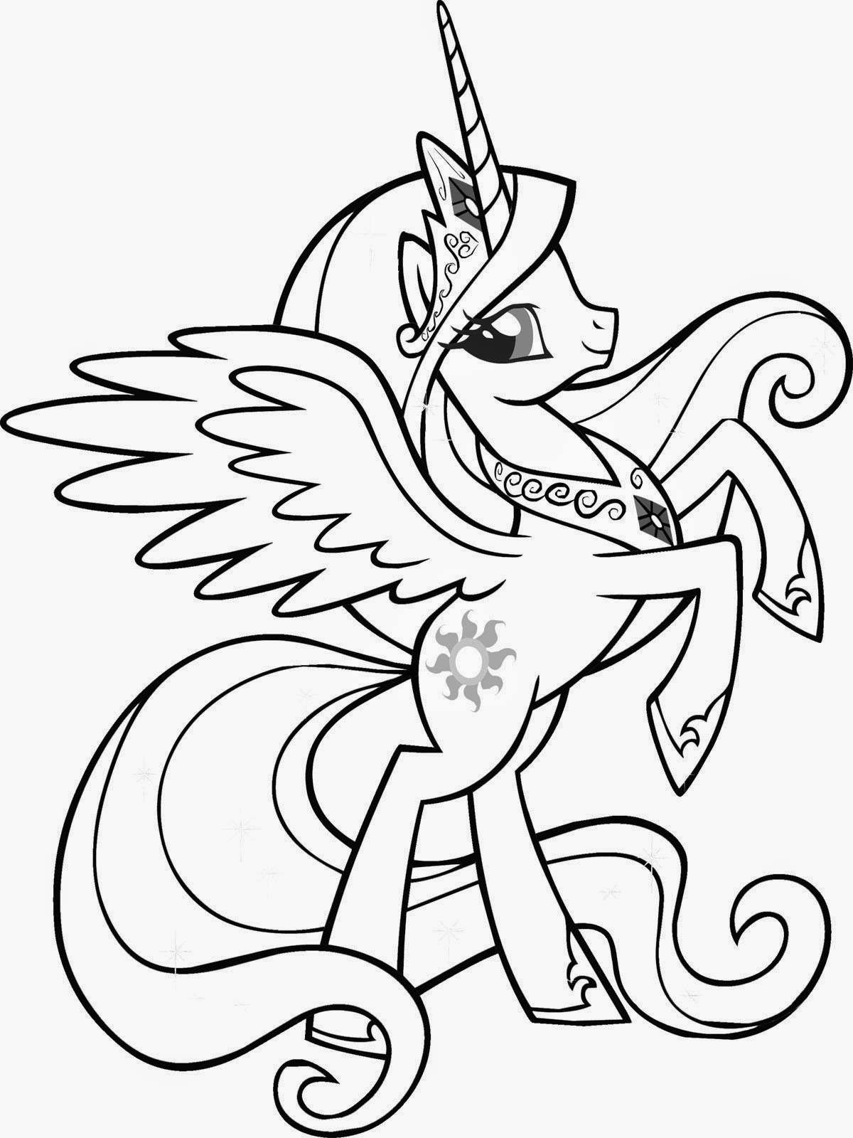 Coloring Pages My Little Pony Coloring Pages Free and