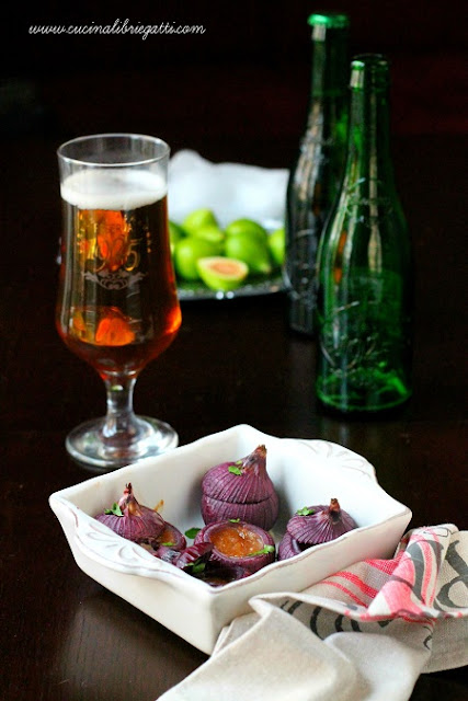 cipolle ripiene fichi taleggio cipolle ripiene fichi taleggio