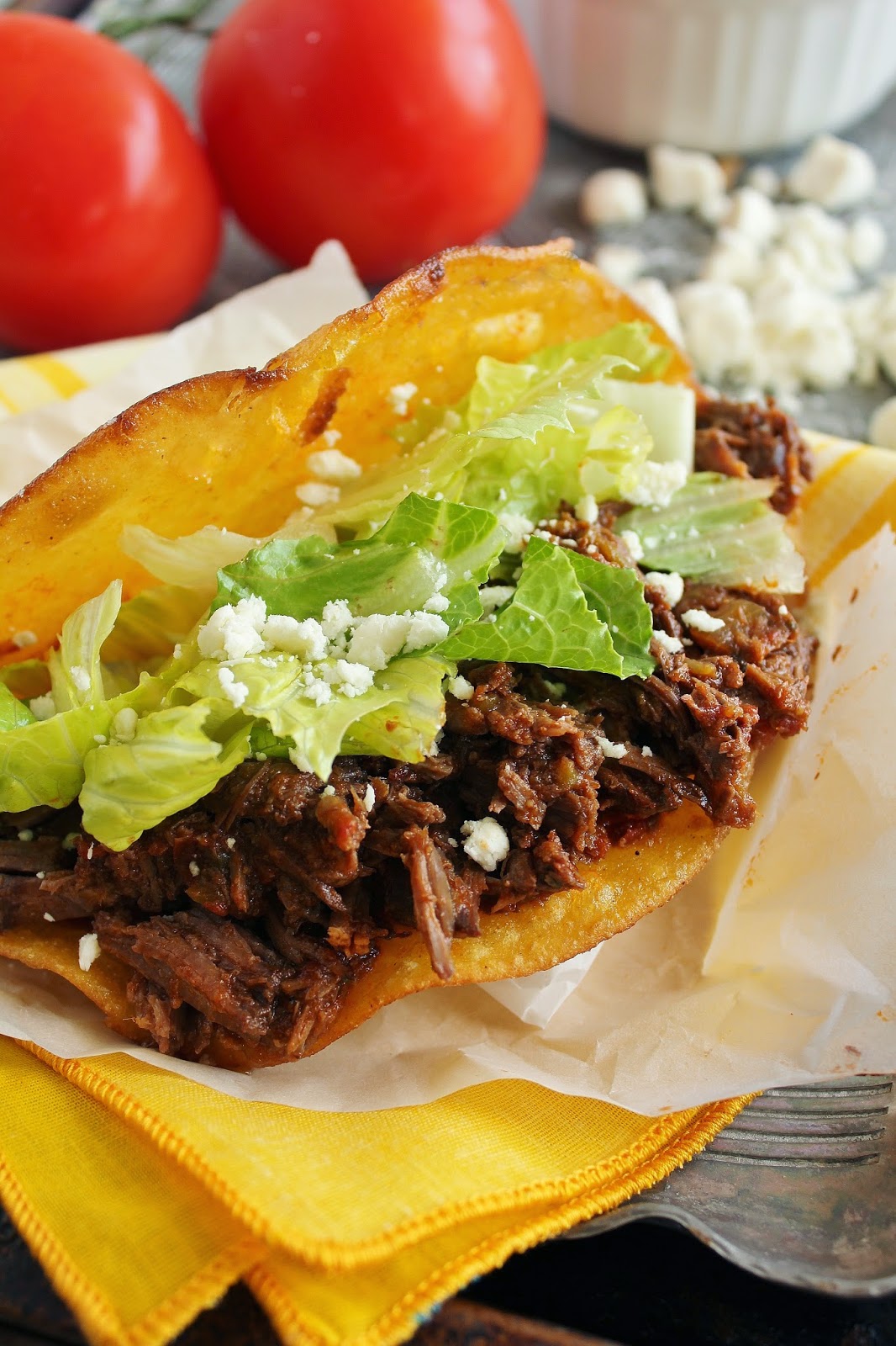 Easy Slow Cooker Beef Tacos