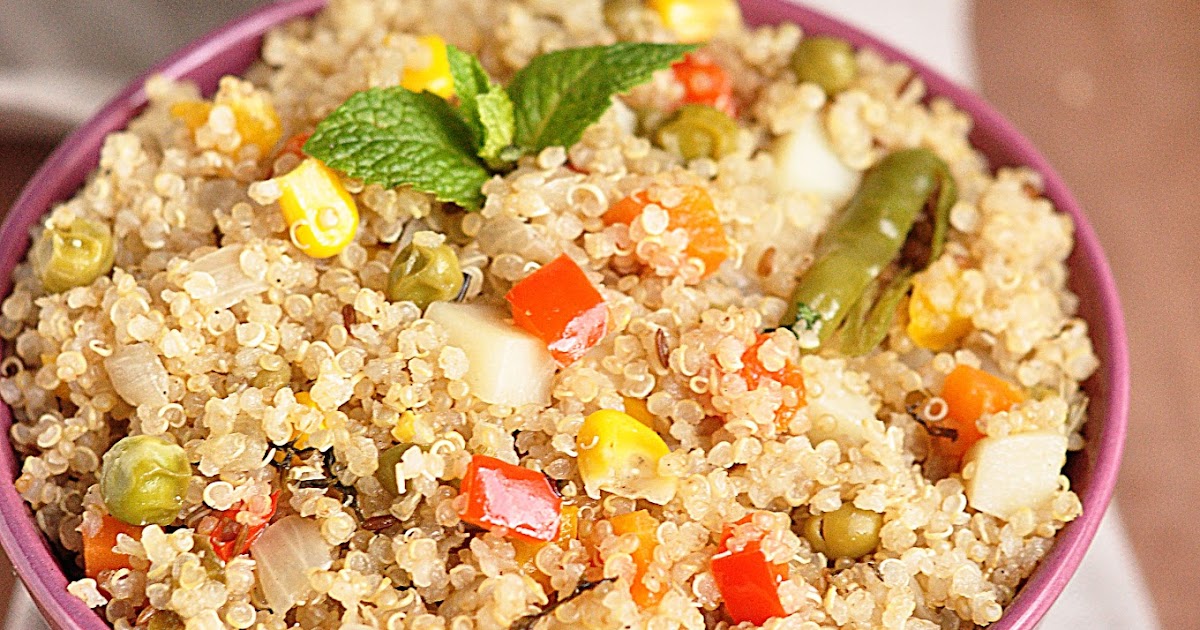 Quinoa Vegetable Pulao | Spill the Spices