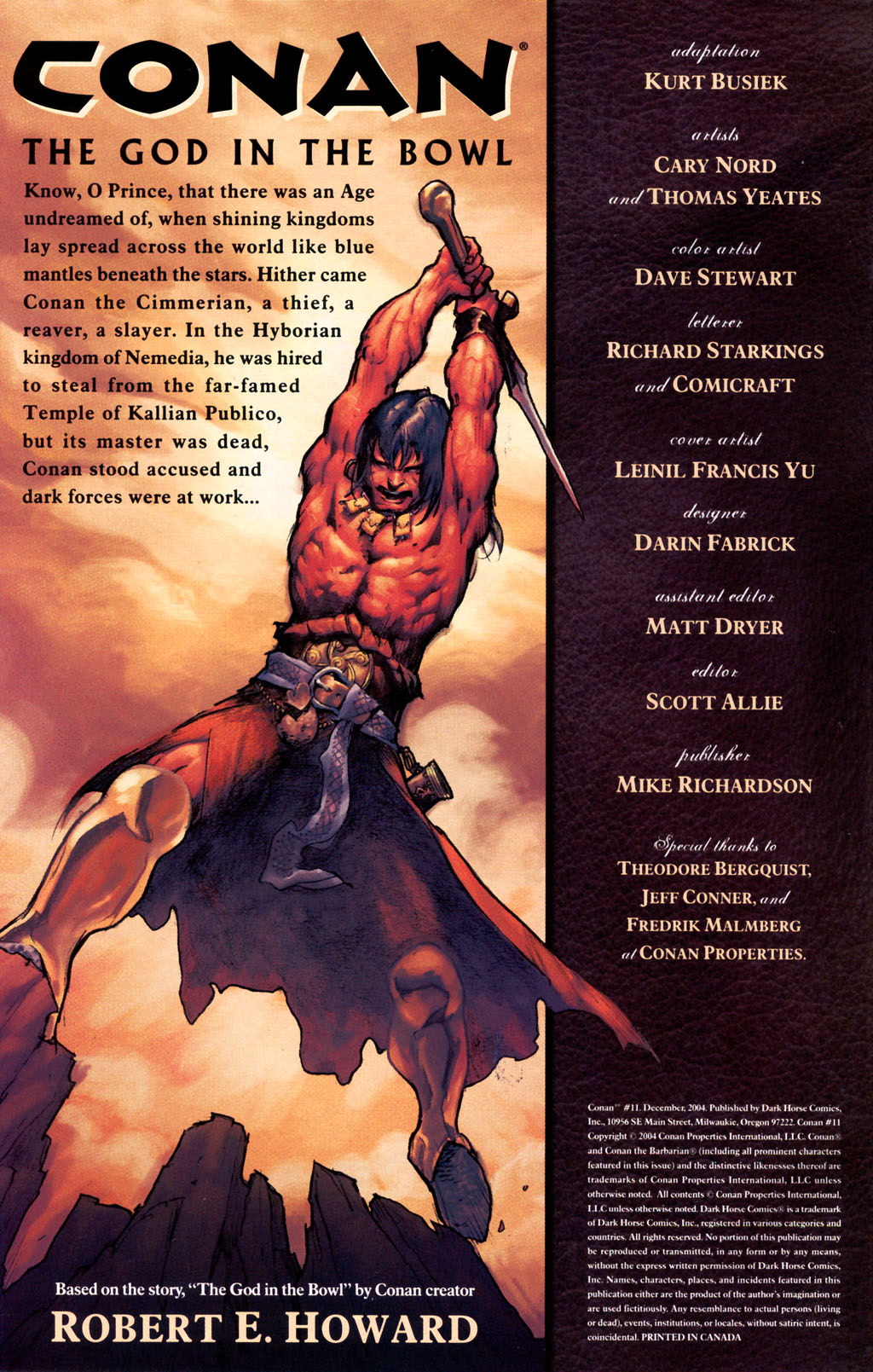 Read online Conan (2003) comic -  Issue #11 - 2