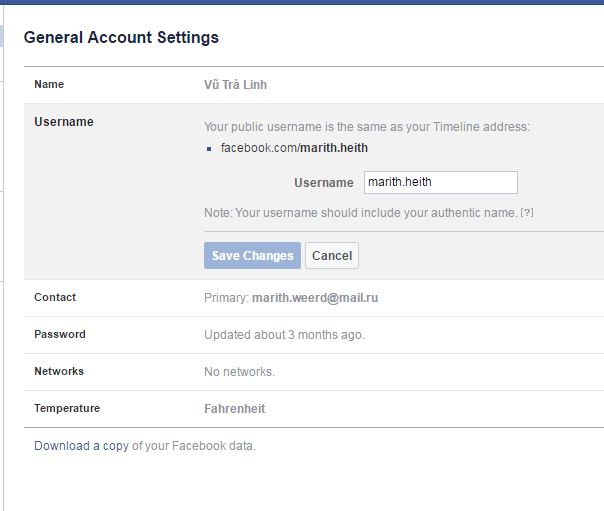 How To Change Username On Facebook Account