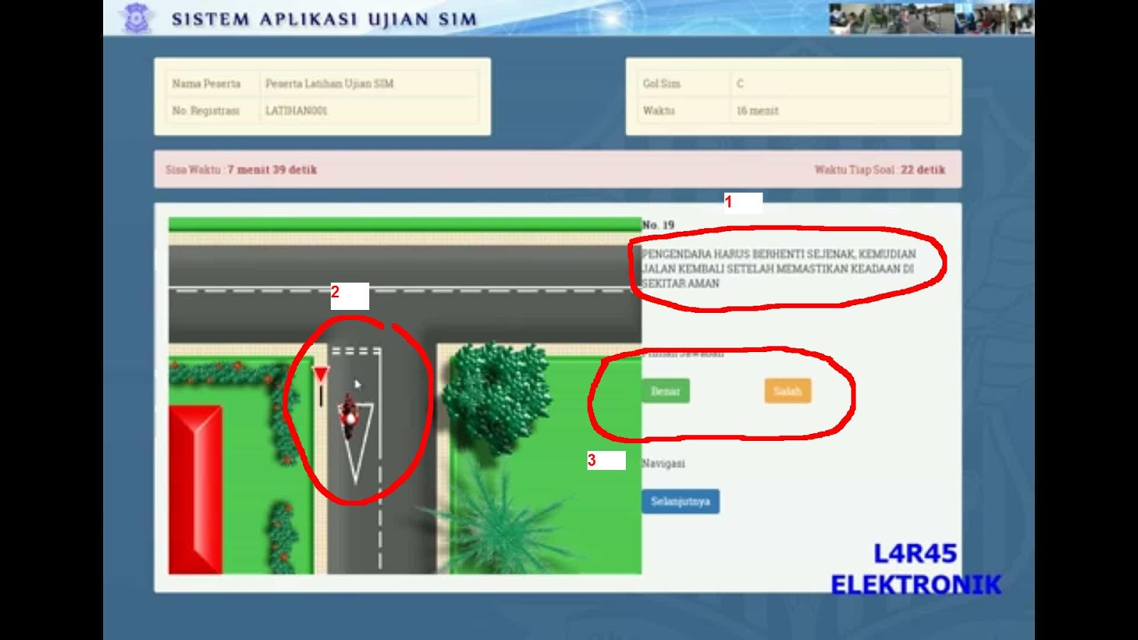 Cara Mengerjakan Tes Avis Saat Pembuatan Sim C