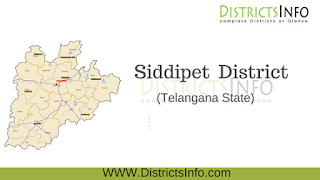 Siddipet  District New Revenue Divisions and Mandals