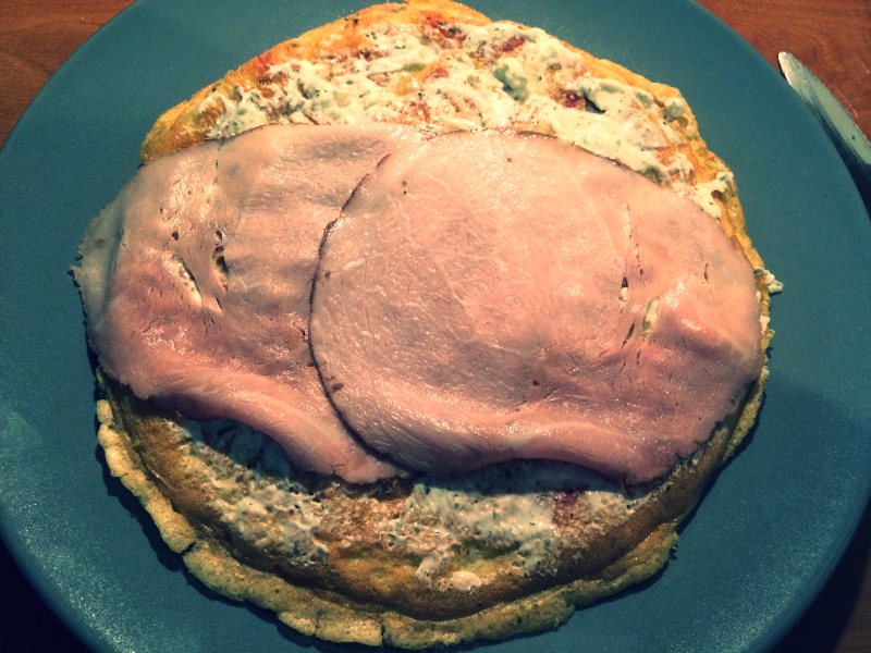 Koolhydraatarme recepten Wrap met kipfilet en roomkaas