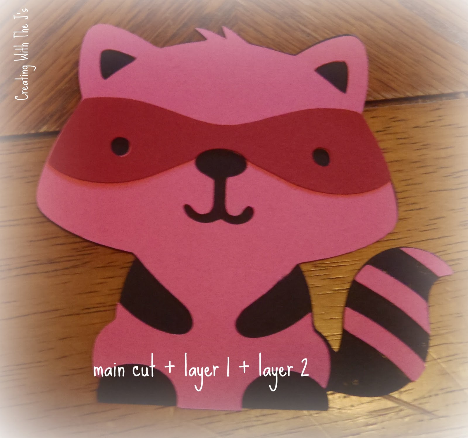 Creating With The J's: Create A Critter Raccoon Valentine (Valentine #3)