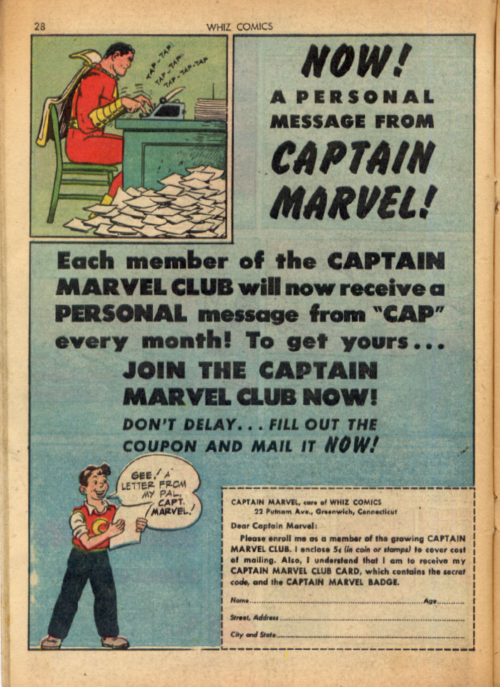 Read online WHIZ Comics comic - Issue #33 - 28