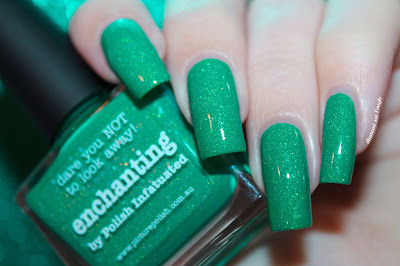 Swatch of the nail polish "Enchanting" from Picture Polish