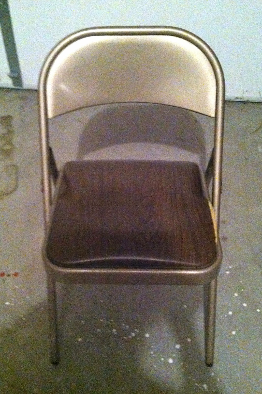DIY Why Spend More Metal chair makeover